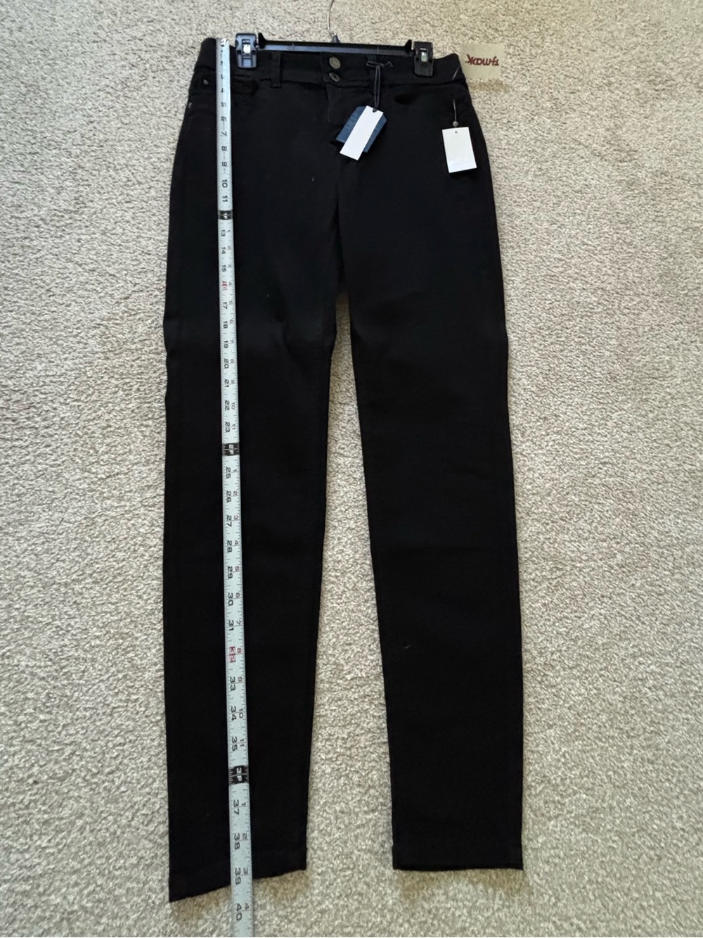 NWT Angels Forever Young High-Rise Black Skinny Jeans Size 10 - Picture 3 of 8
